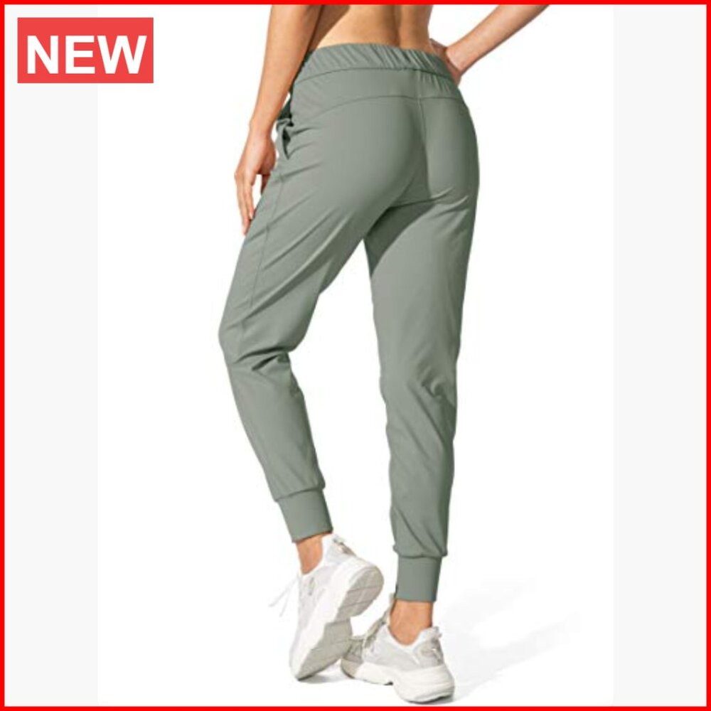 Polyamide Elastane Joggers with Drawstring and De… - image 2